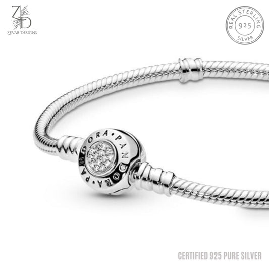 Zevar Designs 925 Silver women-bracelets Sterling 925 Silver Charm Bracelet