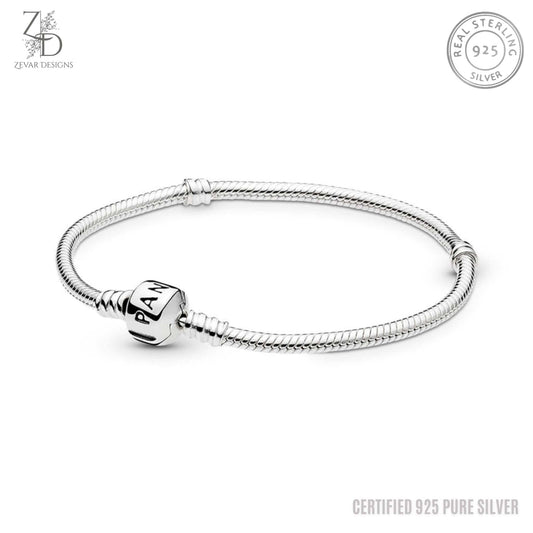 Zevar Designs 925 Silver women-bracelets Sterling Silver Clasp Bracelet