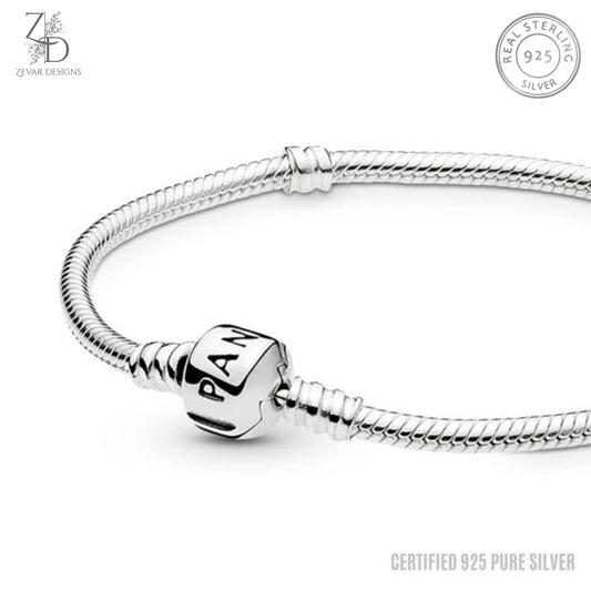 Zevar Designs 925 Silver women-bracelets Sterling Silver Clasp Bracelet