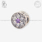 Zevar Designs 925 Silver pandora 925 Silver Zircon Pink Heart Charm