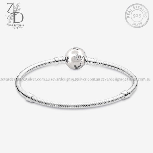 Zevar Designs 925 Silver pandora Disney Bracelet