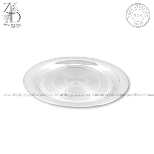 Zevar Designs 925 Silver utensil Silver Plate 12cms