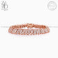 Zevar Designs 925 Silver women-bracelets AD Bracelet in Rosegold