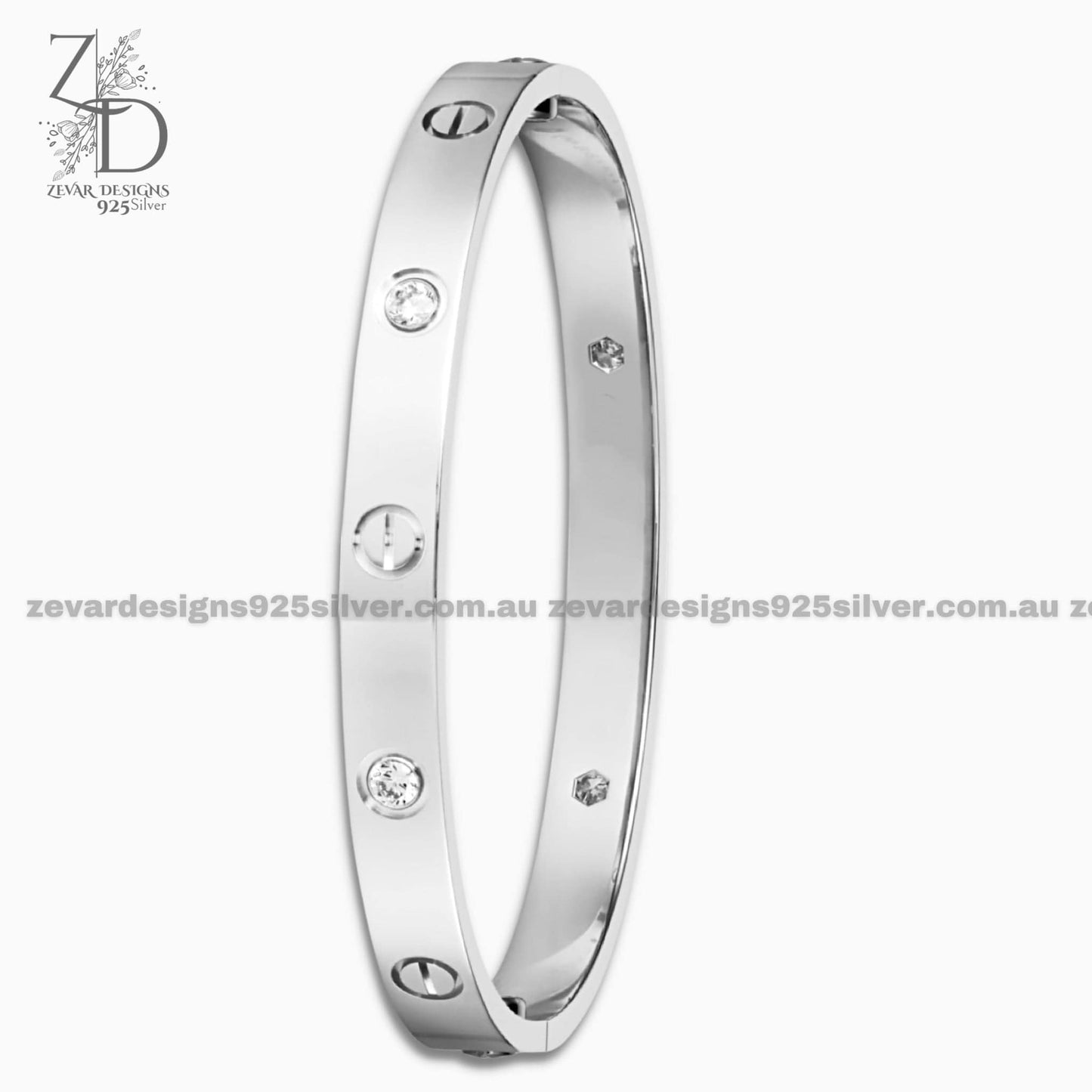 Zevar Designs 925 Silver women-bracelets Bangle