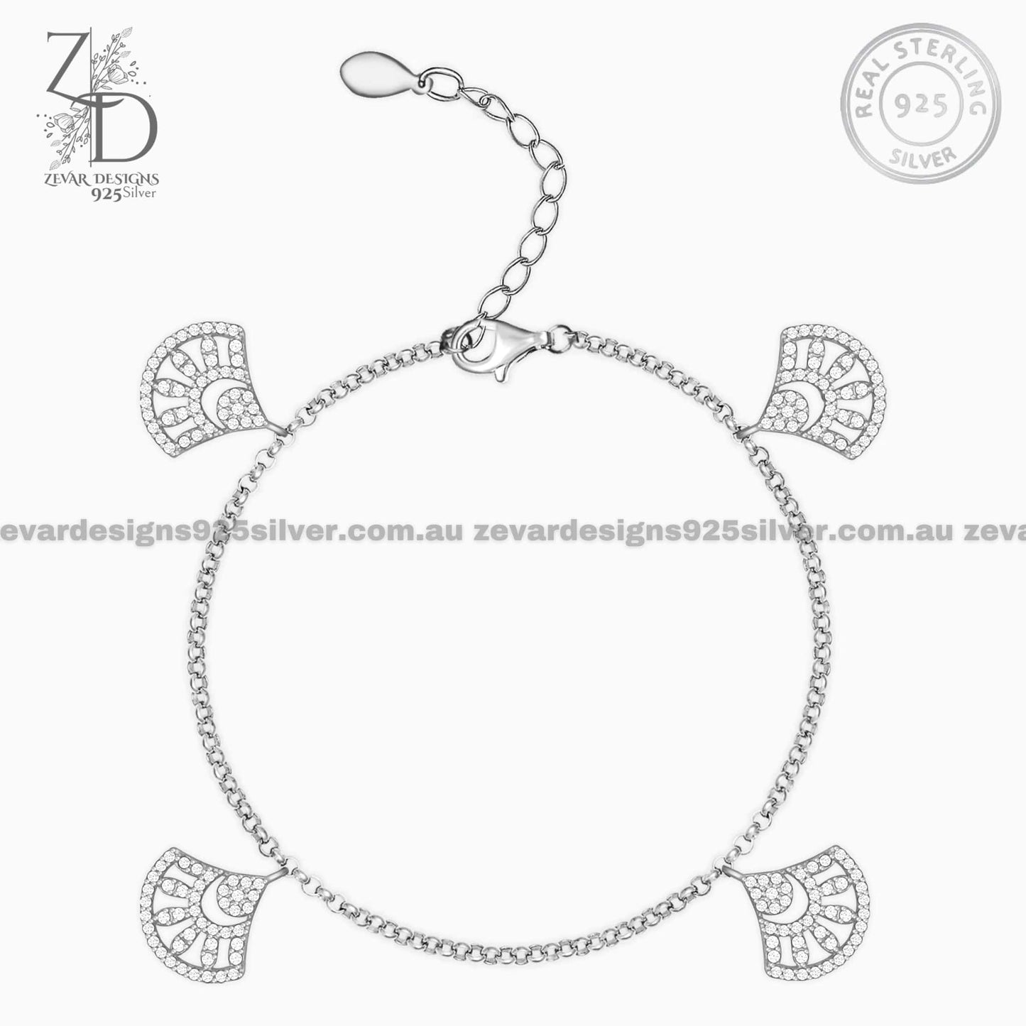 Zevar Designs 925 Silver women-bracelets Bracelet