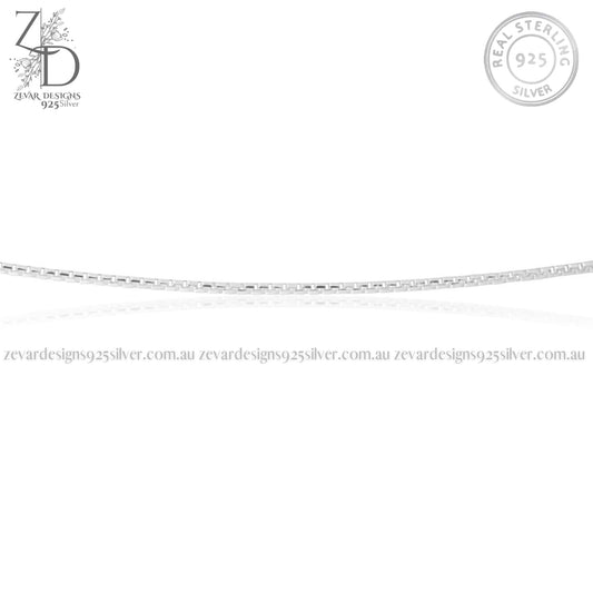 Zevar Designs 925 Silver women-chains Box Chain