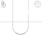 Zevar Designs 925 Silver women-chains Flat Snake Chain