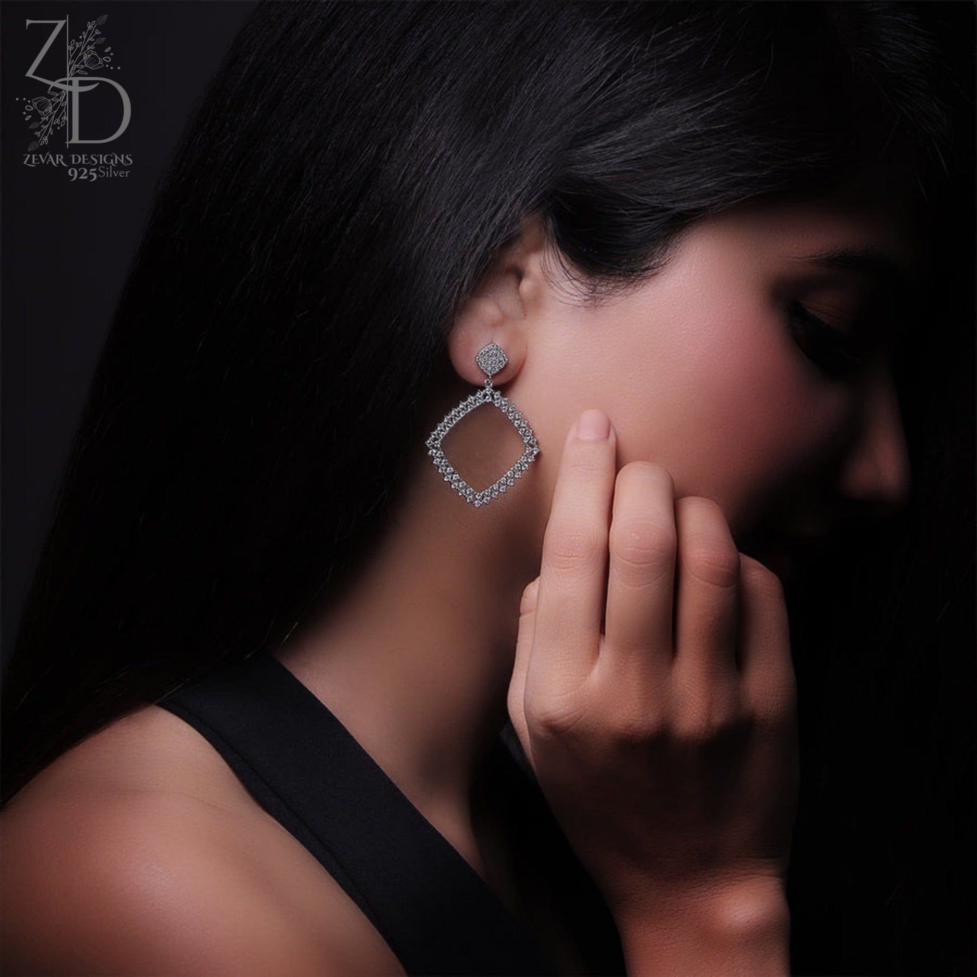 Zevar Designs 925 Silver women-earrings Earrings