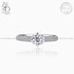 Zevar Designs 925 Silver women-rings 925 Silver Zircon Classic Ring