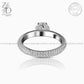 Zevar Designs 925 Silver women-rings 925 Silver Zircon Classic Ring