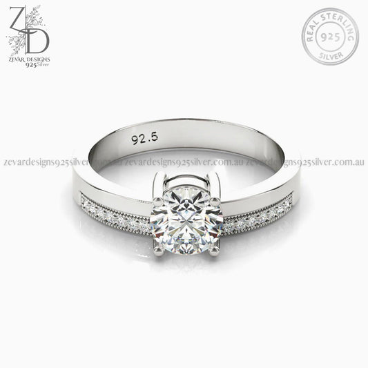Zevar Designs 925 Silver women-rings Ring